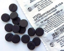 активированный уголь - фото